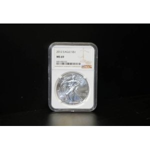 2012 Eagle S$1 NGC MS 69 Coin
