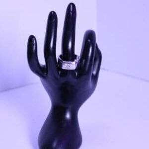 Sterling Silver Signet Mens Band