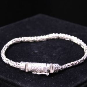 Sterling Silver Byzantine Bracelet