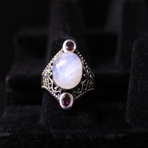 Sterling Silver Moon Glow Ring