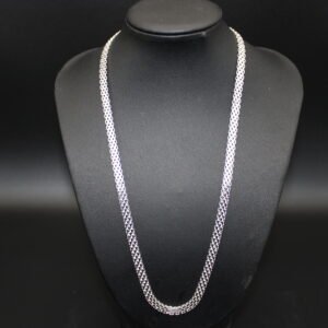 Sterling Silver Flat Necklace