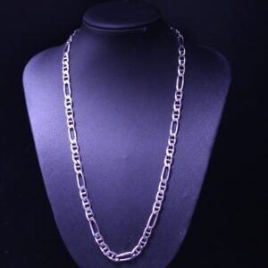 Sterling Silver 925 Figaro Chain 18"