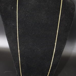 Sterling Silver Gold Tone Singapore Rope Chain