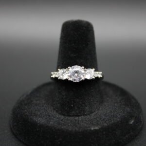 Sterling Silver Engagement Ring