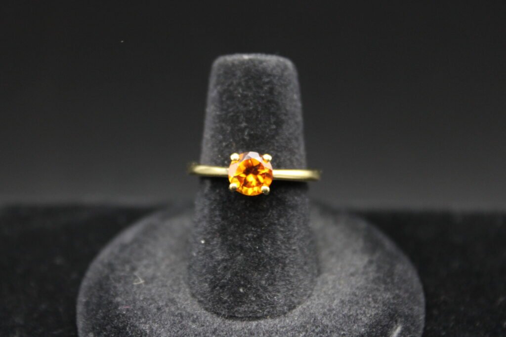 Sterling Silver Citrine Ring