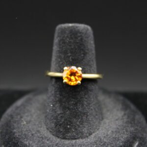 Sterling Silver Citrine Ring