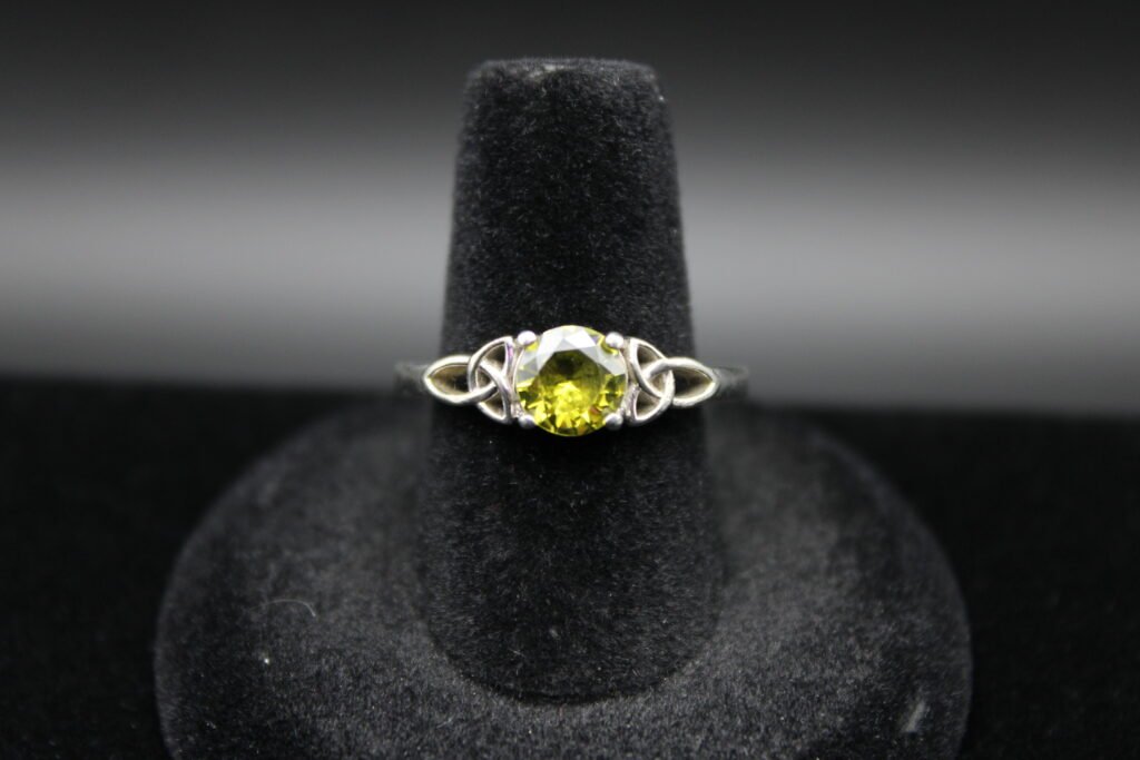 Sterling Silver Solitaire Ring