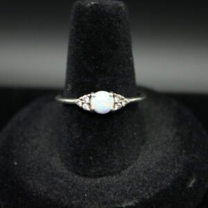 Sterling Silver Opal Ring