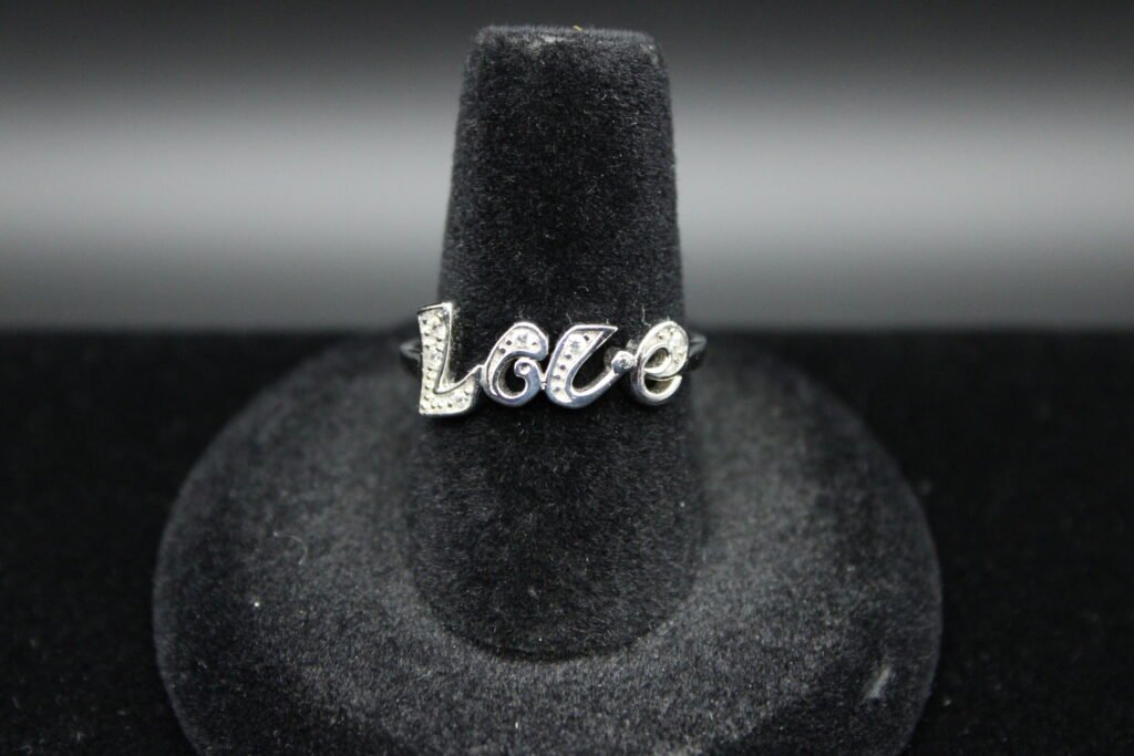 Sterling Silver Love Ring