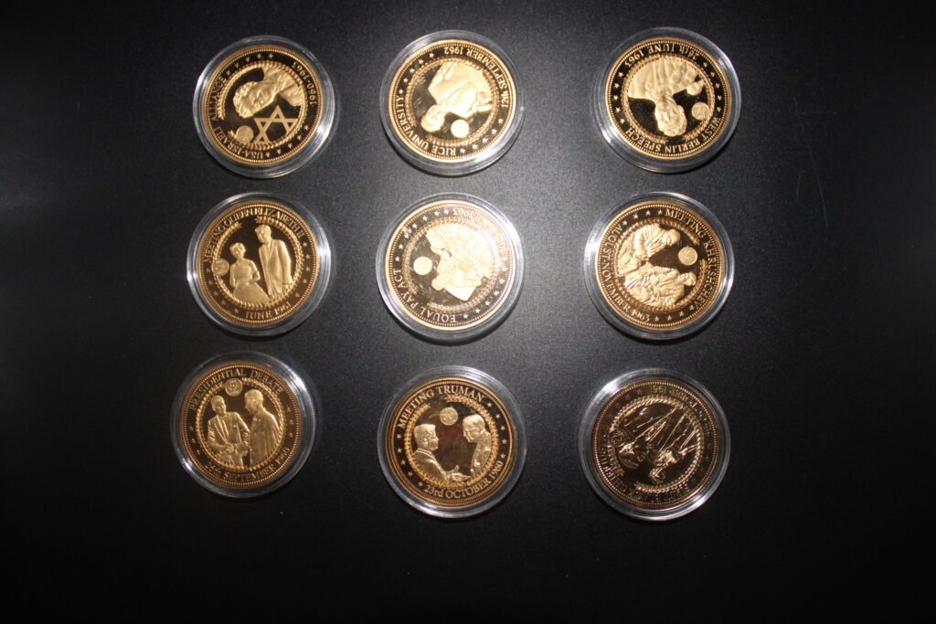 Gold Plated Commemorative Coin Set