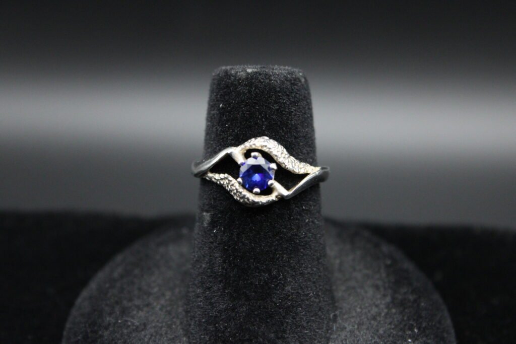 Sterling Silver Diamond Ring