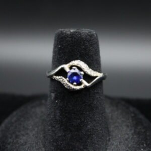 Sterling Silver Diamond Ring