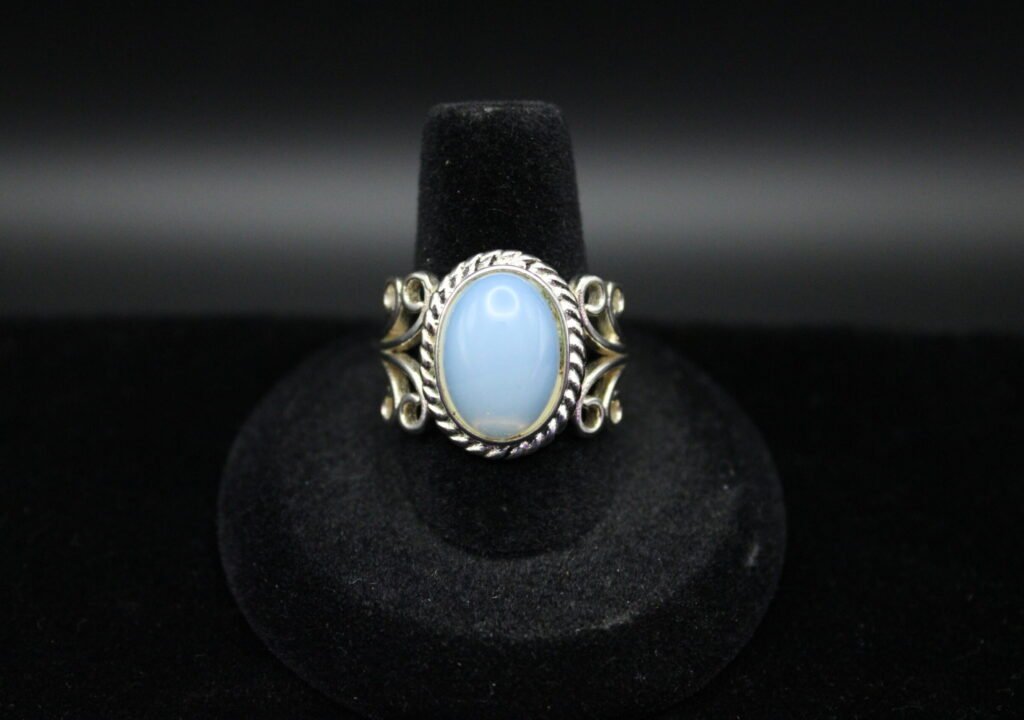 Sterling Silver Moon Stone Ring