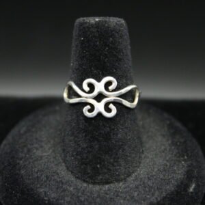 Sterling Silver Scroll Ring