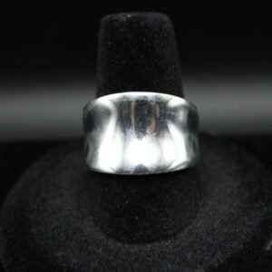 Sterling Silver Wide Concave Ring