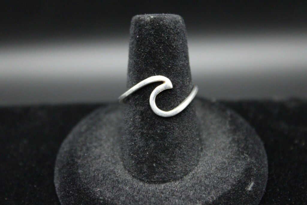 Sterling Silver Wave Ring