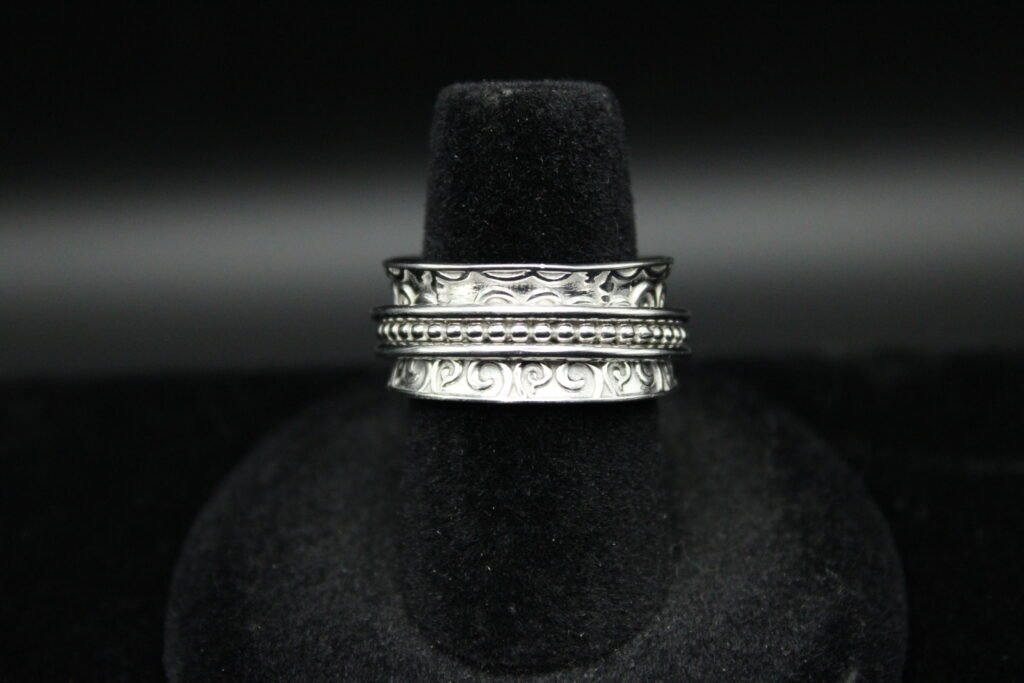 Sterling Silver D'joy Spinner Ring