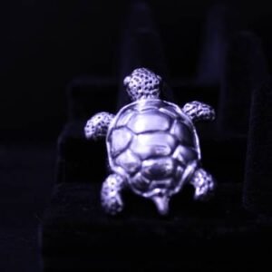 Sterling Silver Large Sea Turtle Ring