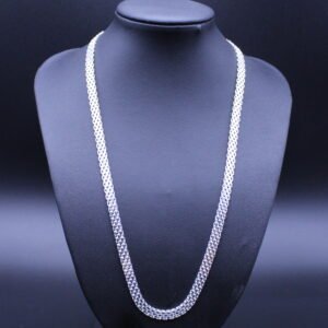 Sterling Silver Chainmail Style Chain