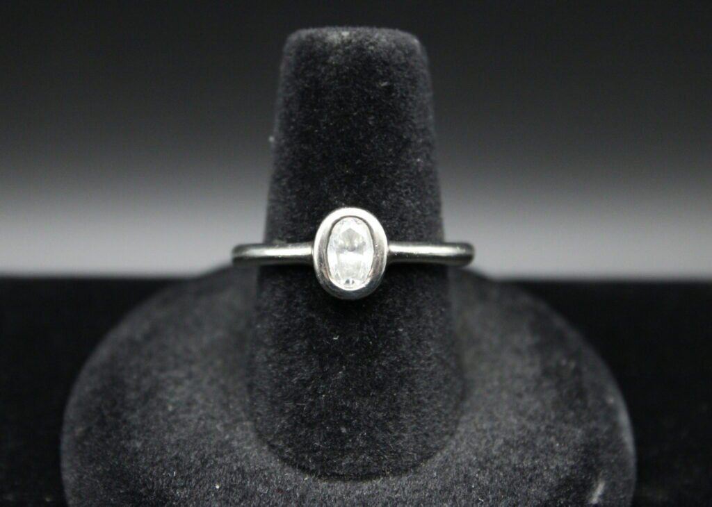 Sterling Silver Oval Ring
