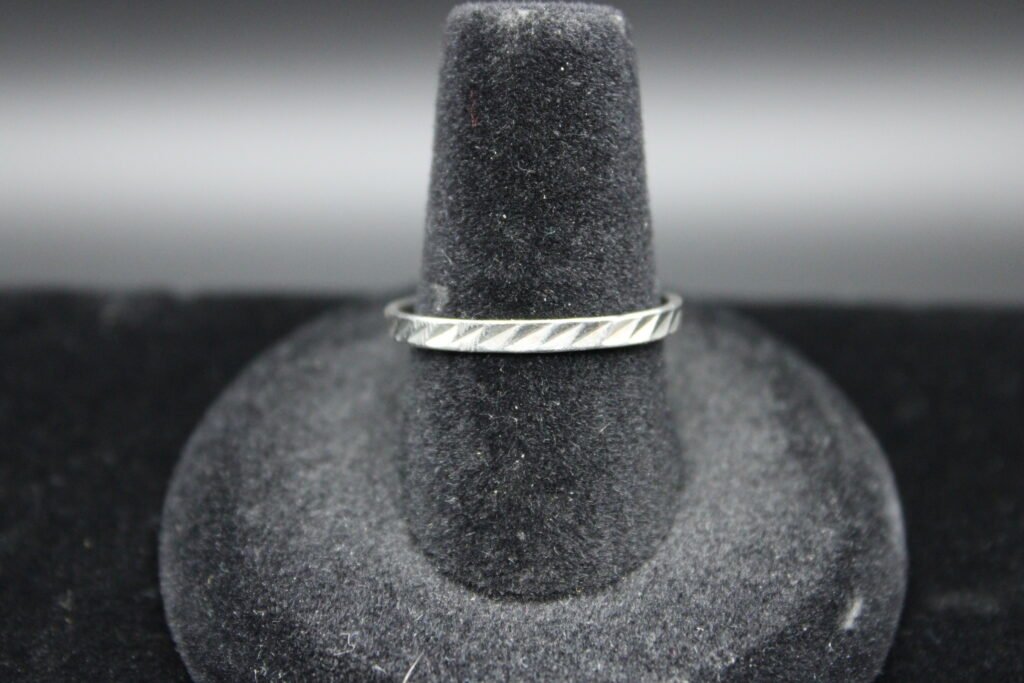 Sterling Silver Textured Band