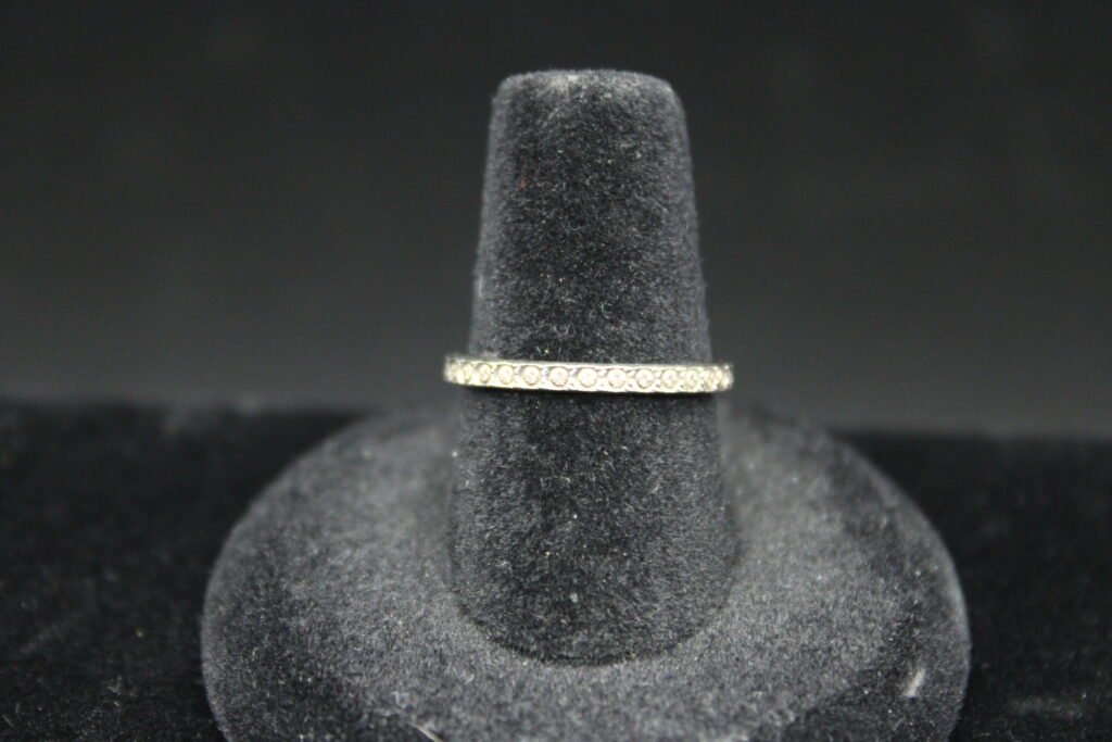 Sterling Silver Reflective Band Ring