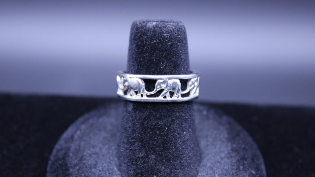 Sterling Silver Elephant Ring