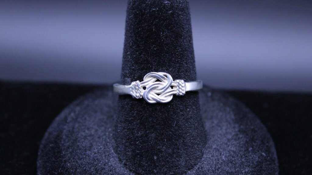 Sterling Silver Double Knot Ring