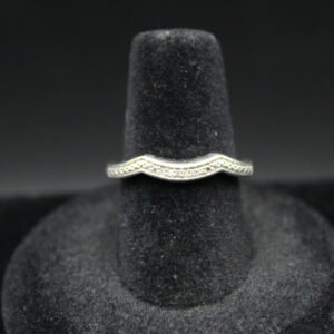 Sterling Silver Diamond Band Ring