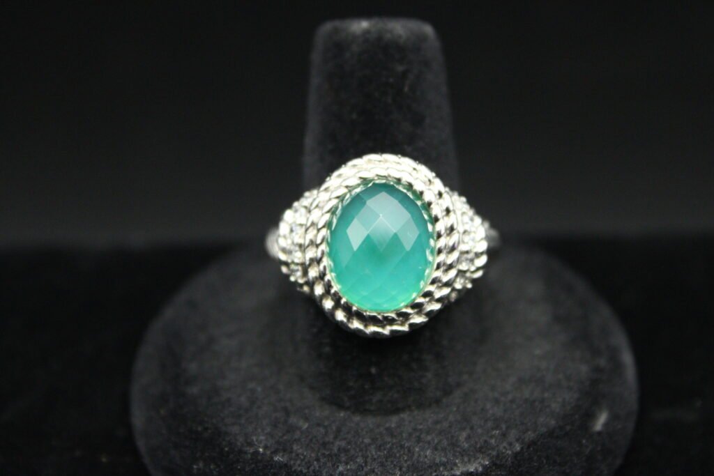 Judith Ripka Mint Quartz Ring