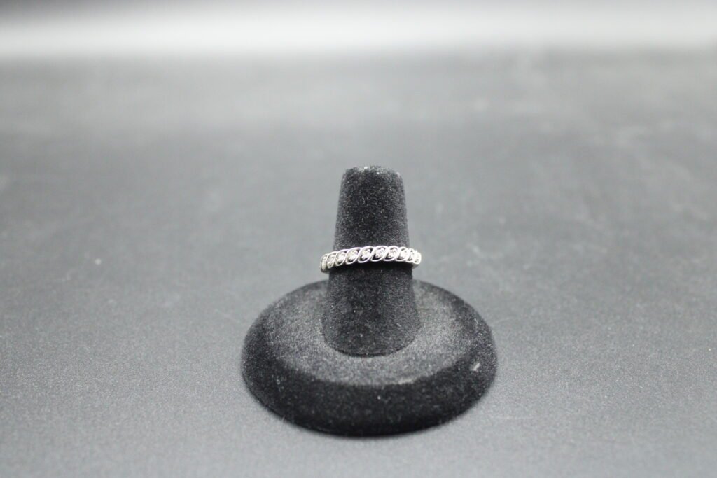 10kt White Gold Diamond Band