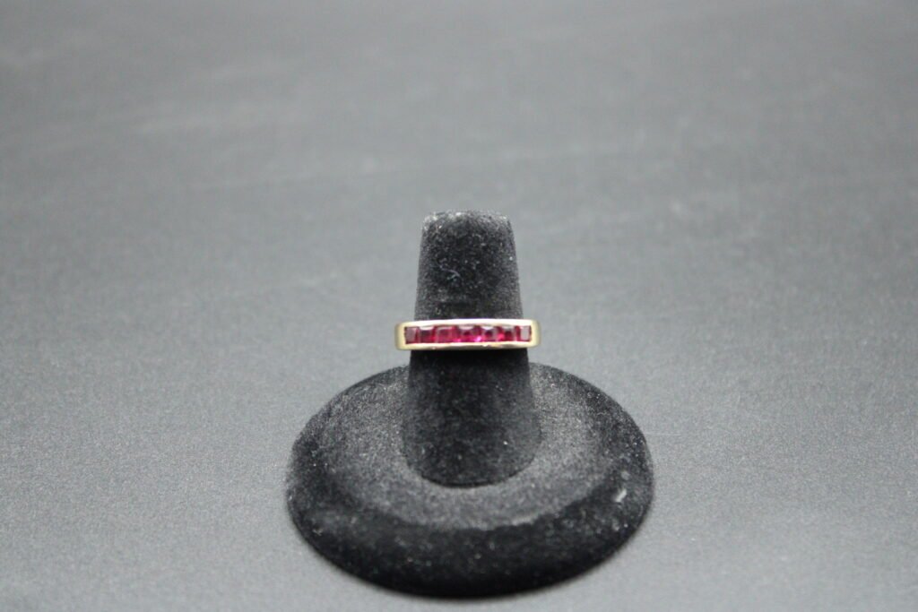 14kt Yellow Gold Ruby Eternity Band