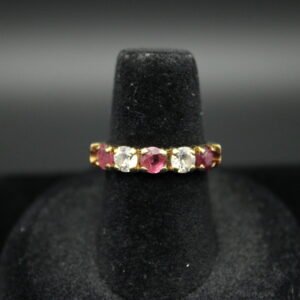 14kt Yellow Gold Ruby Eternity Band