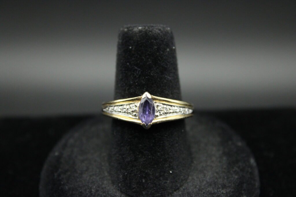 14kt Yellow Gold Marquise Cut Ring