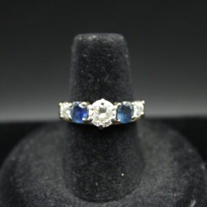 14kt Two-Tone Engagement Diamond Ring