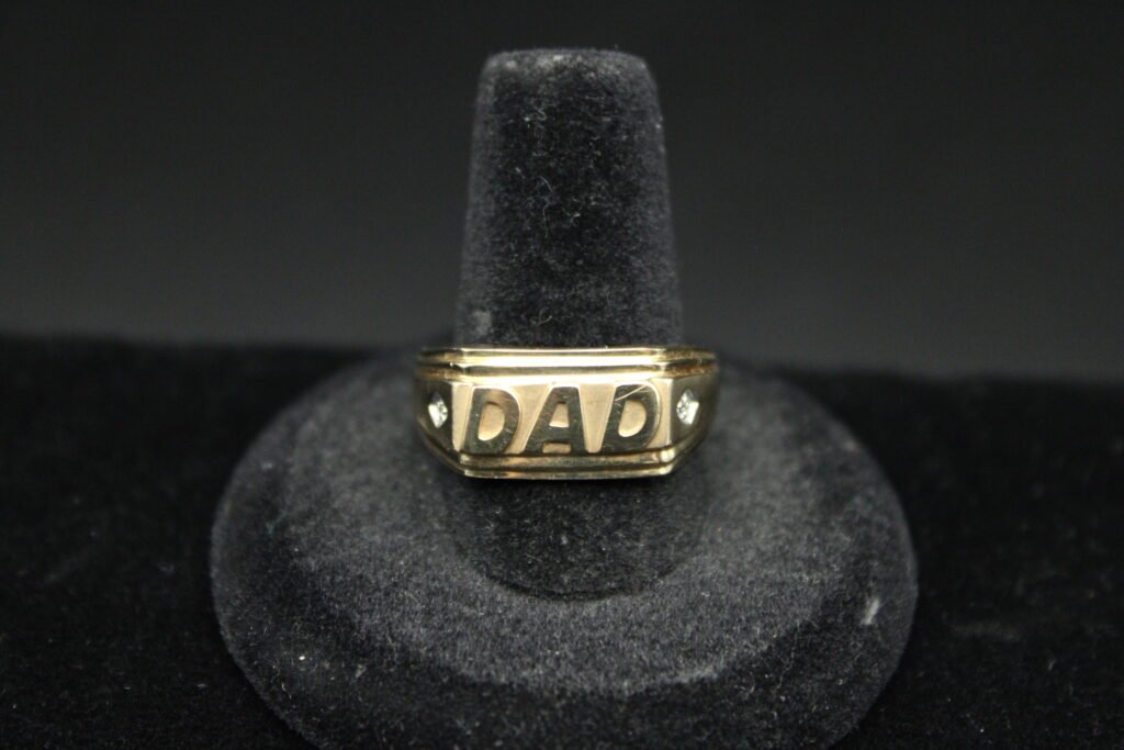 10kt Yellow Gold Dad Band