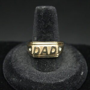 10kt Yellow Gold Dad Band
