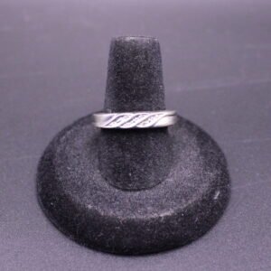 10KT White Gold Men's Wedding Band