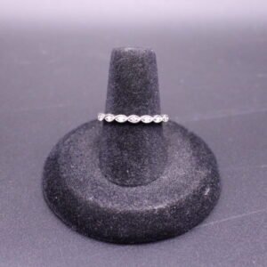 Sterling Silver Diamond Band