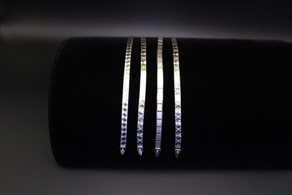 Set of Four Sterling Silver Fashion Bracelets