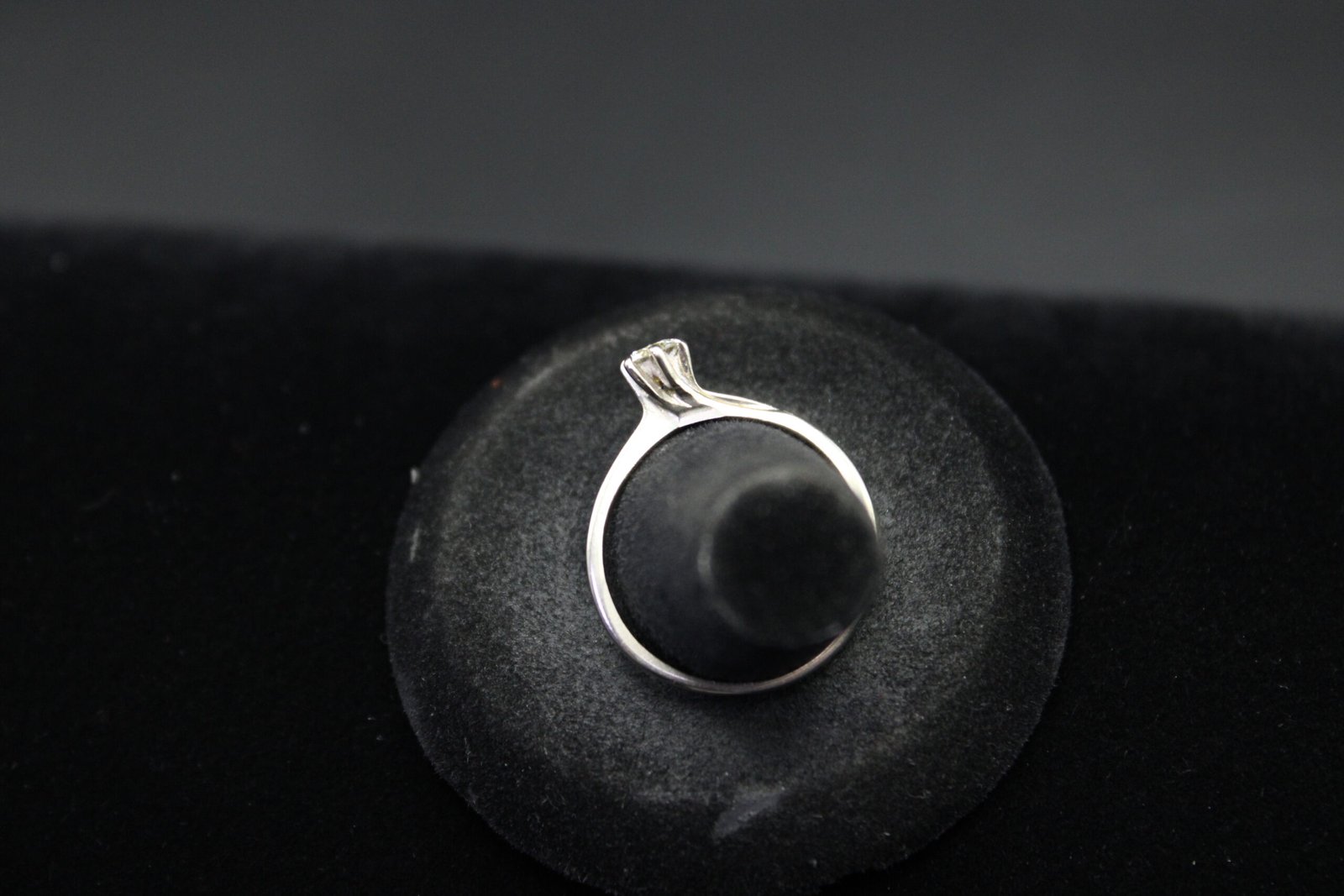 14kt White Gold Solitaire Diamond Engagement Ring 3 14kt White Gold Solitaire Diamond Engagement Ring - Image 3