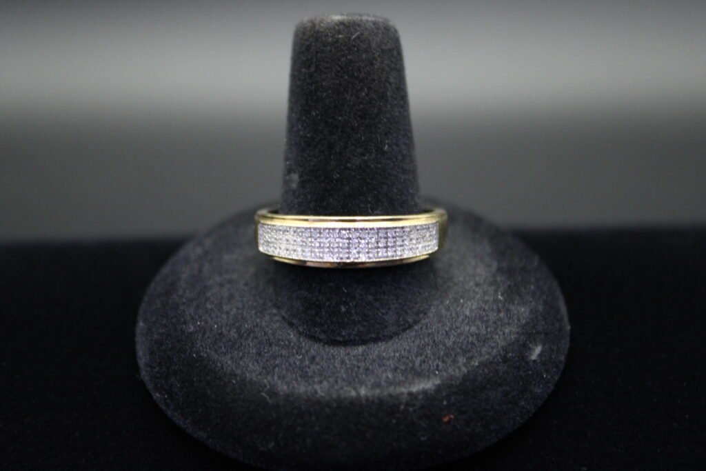 10kt Yellow Gold Men's Diamond Ring