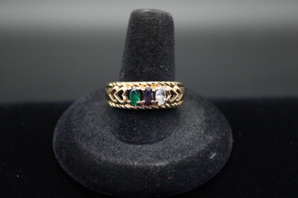 10kt Yellow Gold Mother's Birthstone Ring