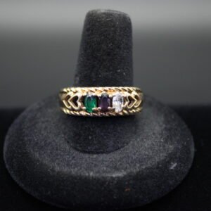 10kt Yellow Gold Mother's Birthstone Ring