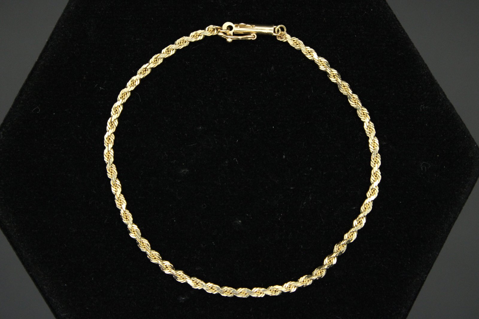 14kt Yellow Gold Rope Style Bracelet 1 14kt Yellow Gold Rope Style Bracelet