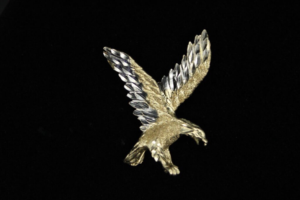 14kt Yellow Gold Eagle Pendant
