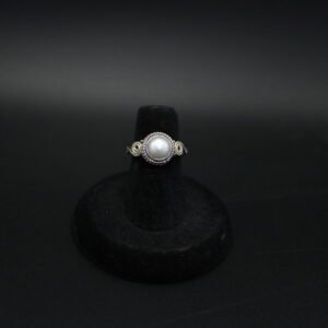 Sterling Silver Pearl Ring