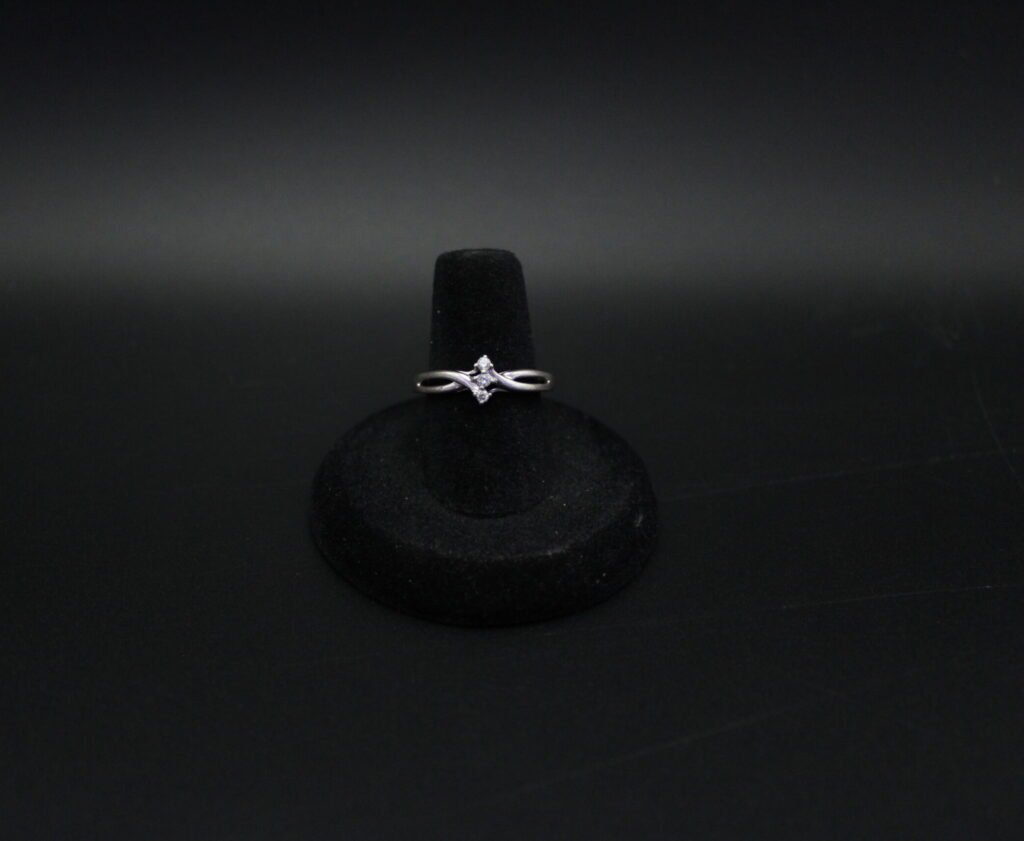 Sterling Silver and Diamond Ring