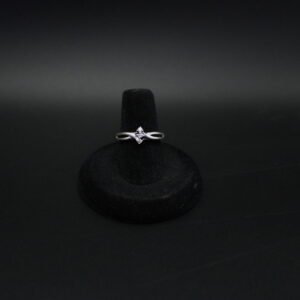 Sterling Silver and Diamond Ring