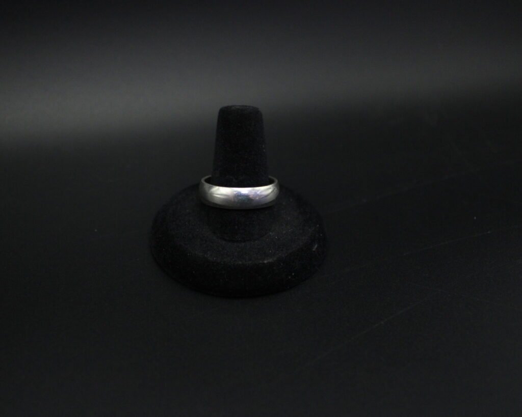 Sterling Silver Men's Wedding Band